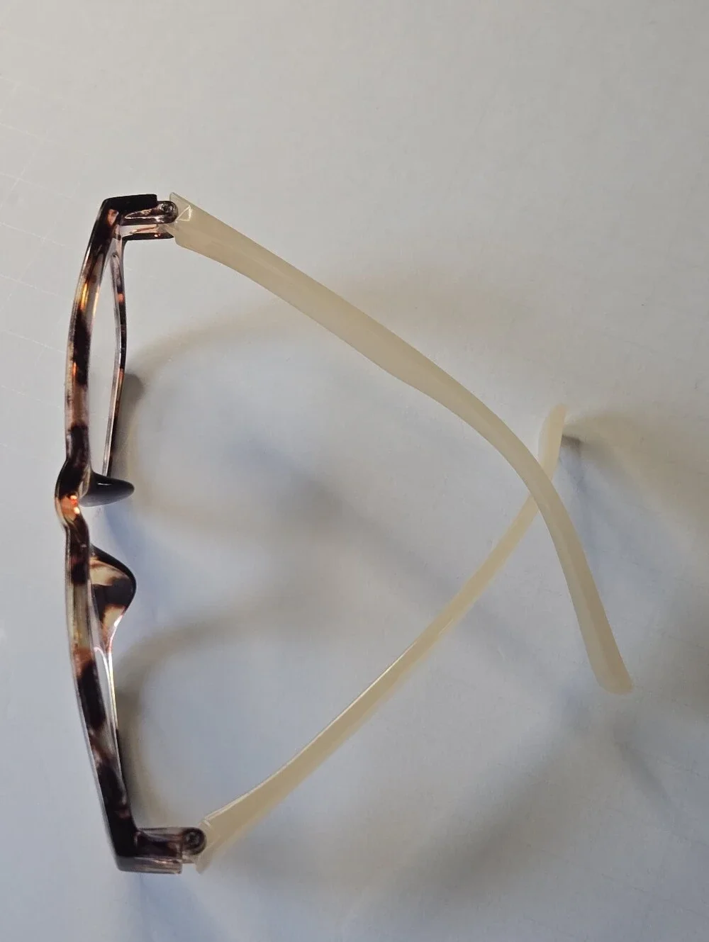 Jones New York Glasses Frames Two-tone Brown & Cream Tortoiseshell Pattern